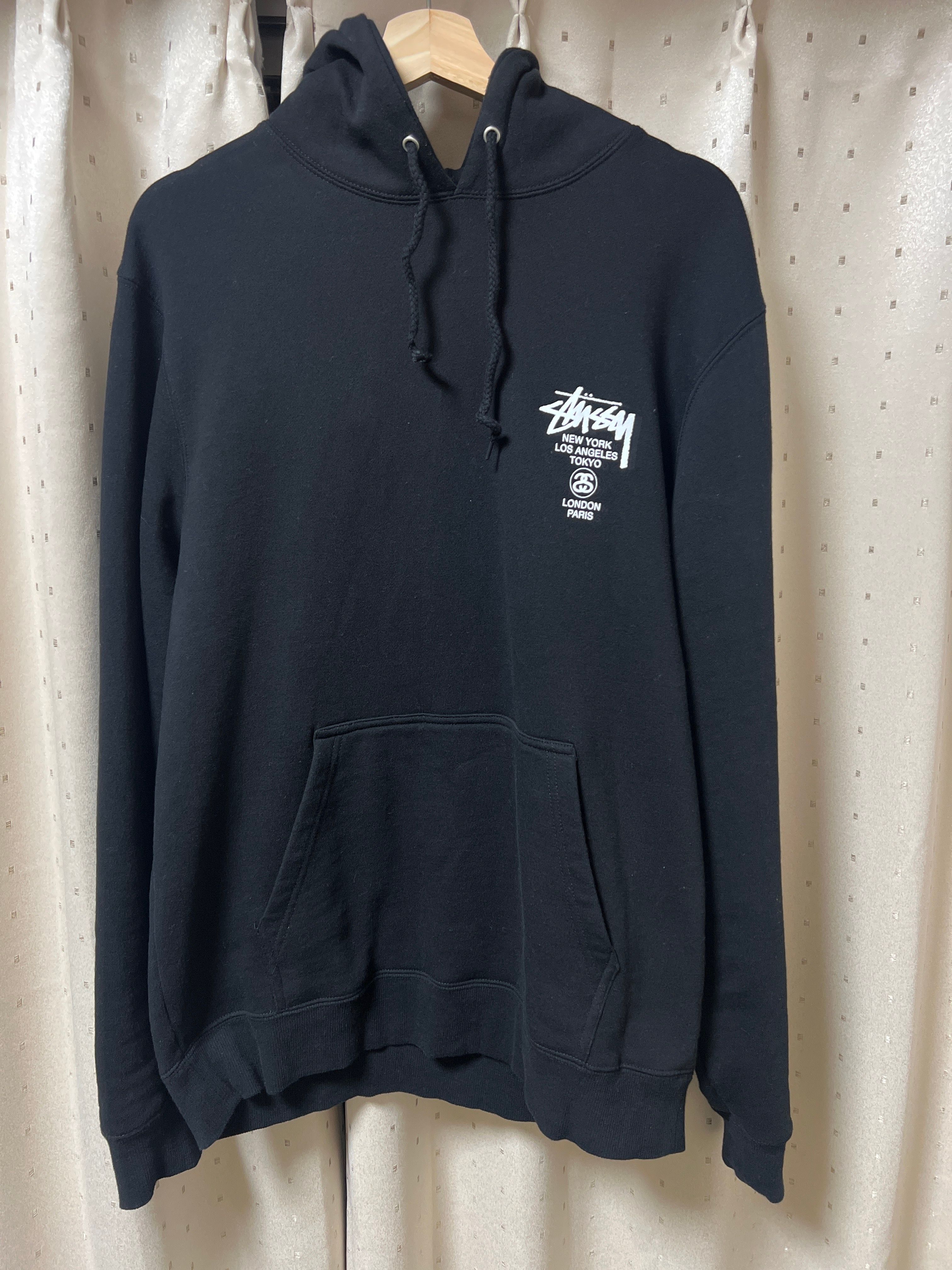 Stussy WORLD TOUR HOODIE "Black"