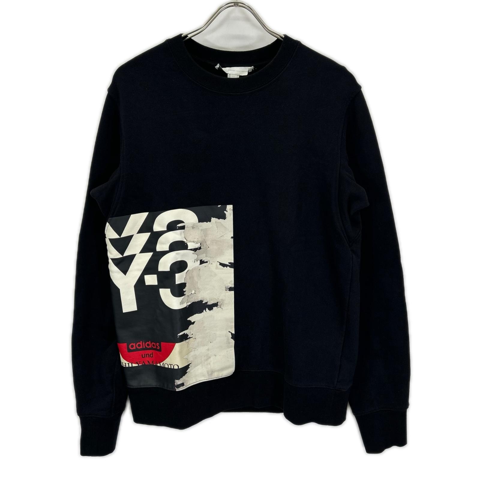 ワイスリー 20年 GK4387 ブラック CH1 GFX CREW SWEATSHIRT トレーナー S