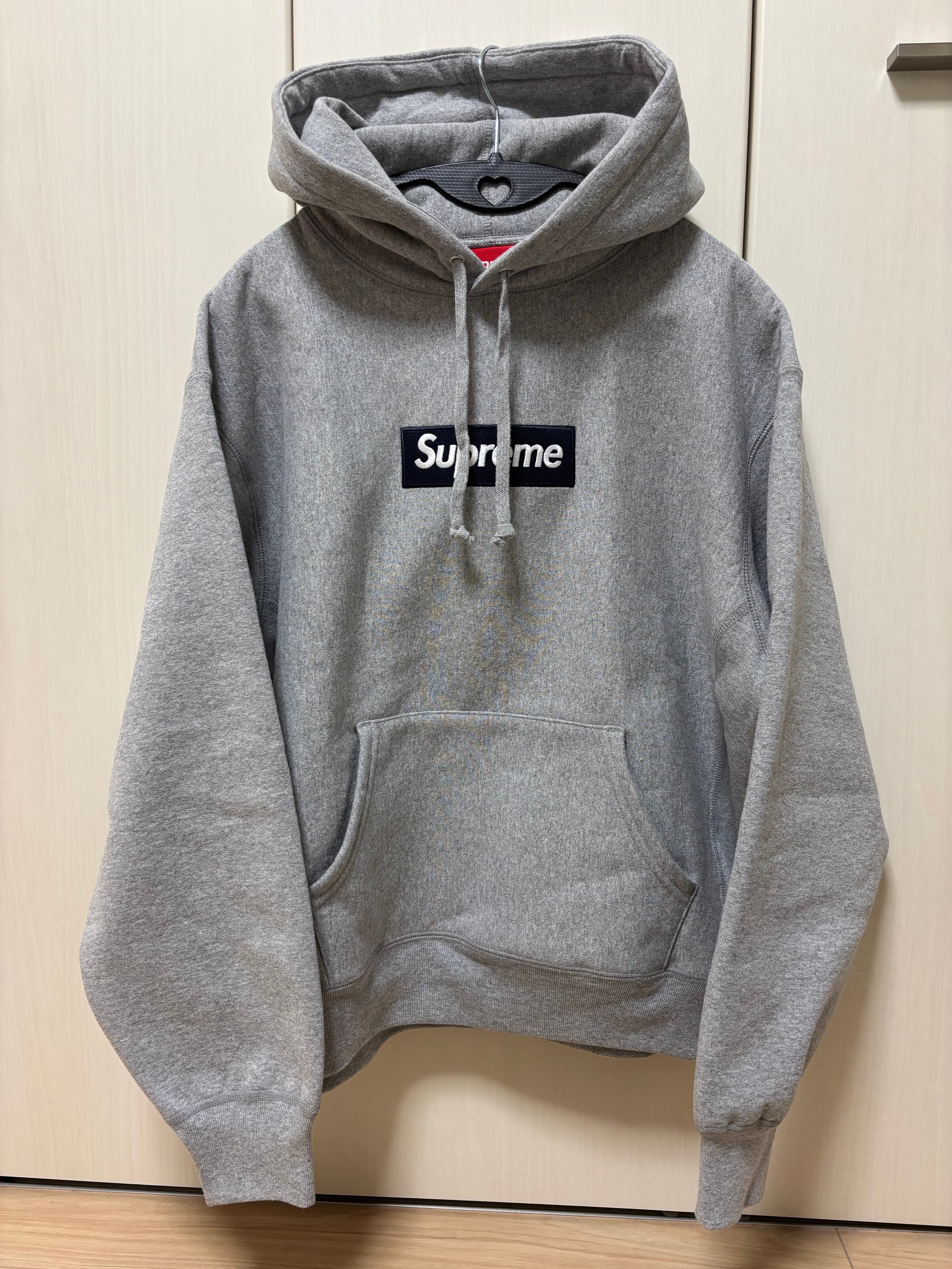 Supreme Box Logo Hooded Sweatshirt (25FW) "Heather Grey"