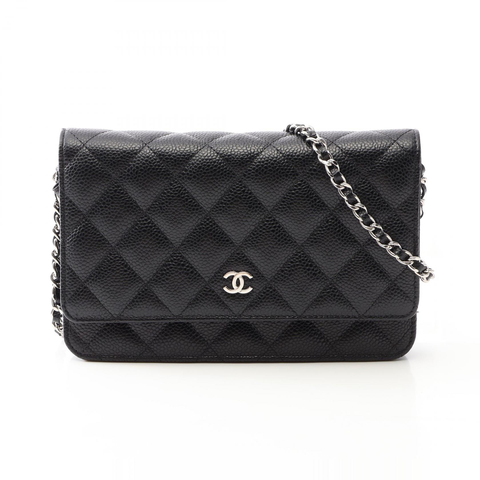 シャネル CHANEL マトラッセ ショルダーバッグ バッグ キャビアスキン(グレインドカーフ) レディース ブラック系 【中古】