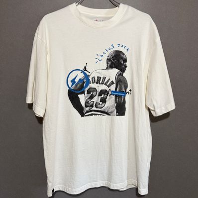 Air Jordan Travis Scott Fragment Tee "White"