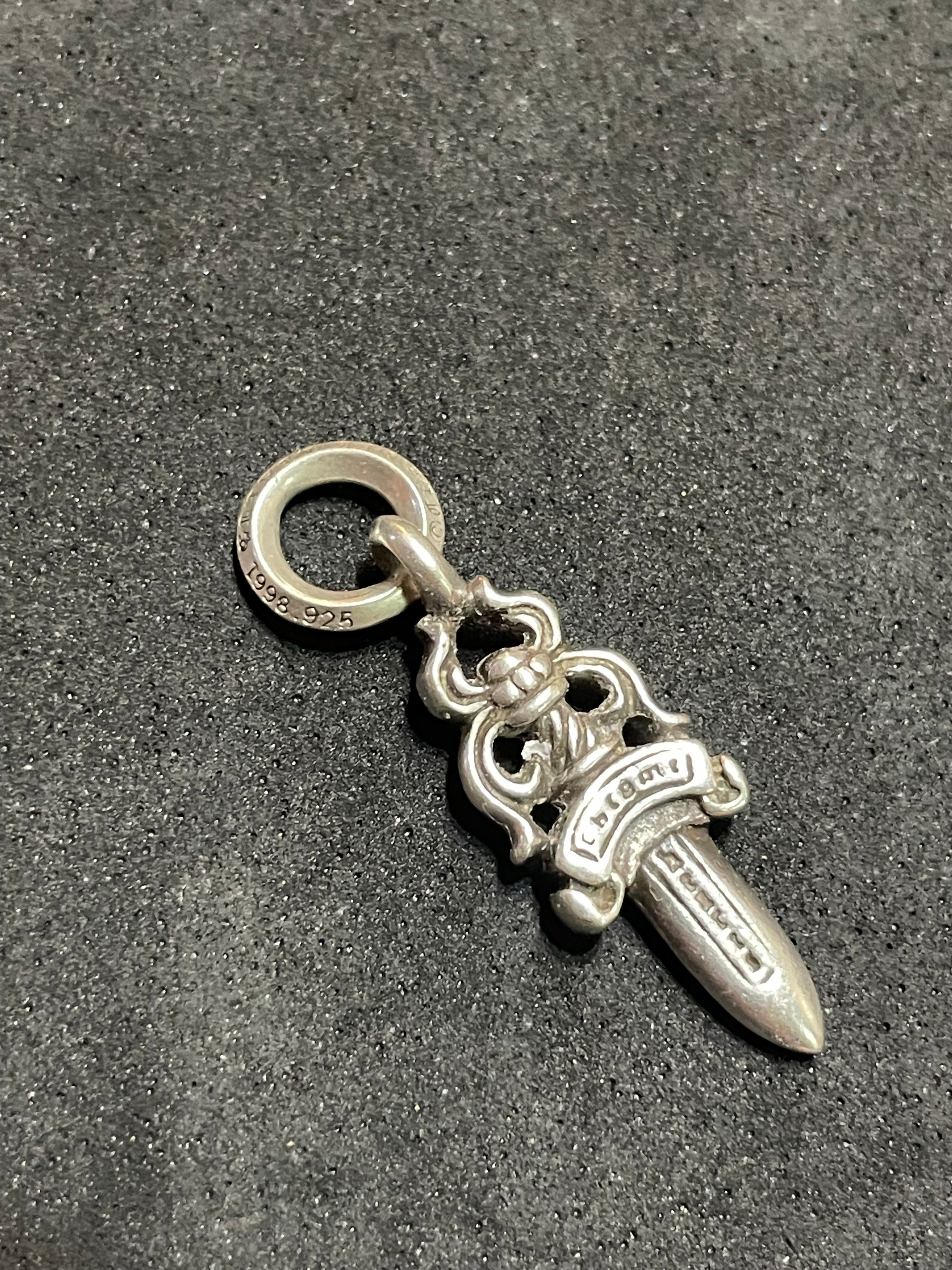 Chrome Hearts # 5 Dagger Charm "Silver"