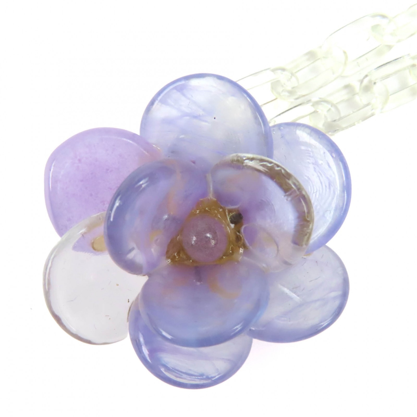 極美品 シャネル ネックレス パープル系 レディース 01P