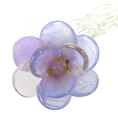 極美品 シャネル ネックレス パープル系 レディース 01P