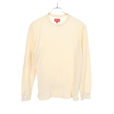 シュプリーム Supreme バックロゴ サマー ニット 衣料品 トップス コットン ポリエステル メンズ ホワイト系 / レッド系 【中古】