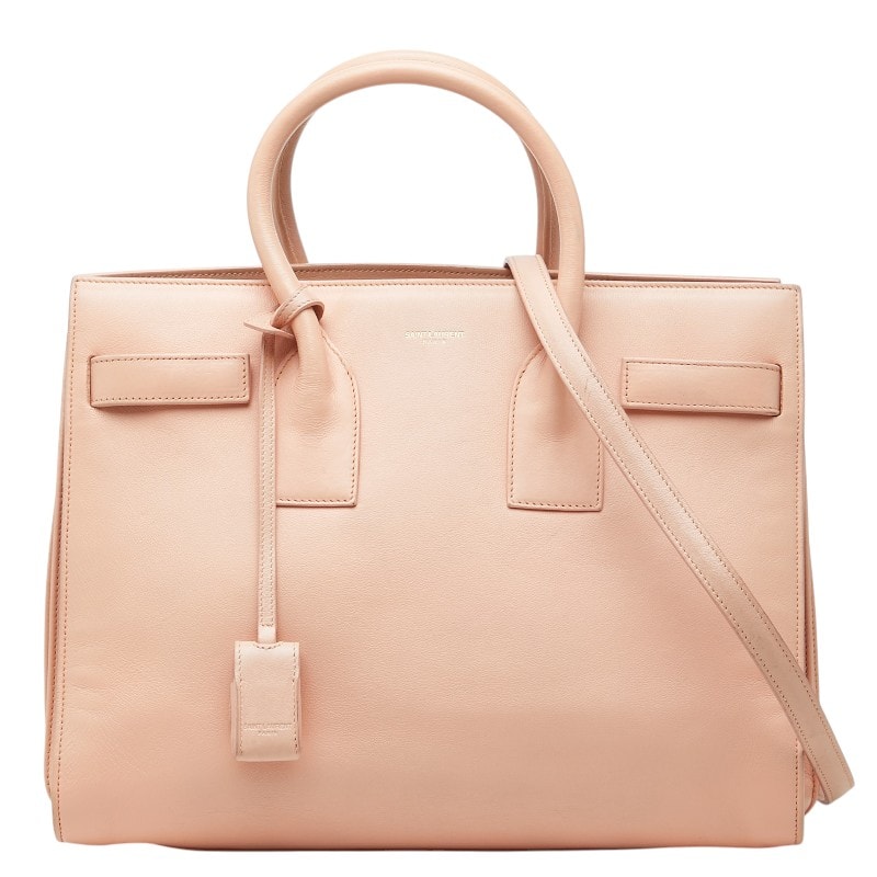 サンローラン サックドジュール ハンドバッグ ショルダーバッグ 2WAY 324823 ピンク レザー レディース SAINT LAURENT 【中古】