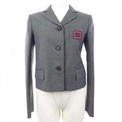 ミュウミュウ MIU MIU シングルブレスト MH1783 SVM1 11RF ジャケット