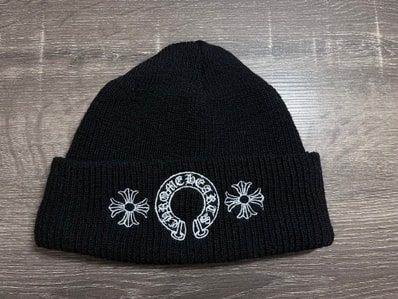 Chrome Hearts Wool Watch Cap Horseshoe "Black"
