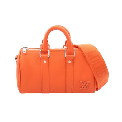 ルイ・ヴィトン LOUIS VUITTON キーポルXS LVアエログラム 2WAY ハンドバッグ バッグ レザー アエログラム メンズ レッド系 M81004 【中古】