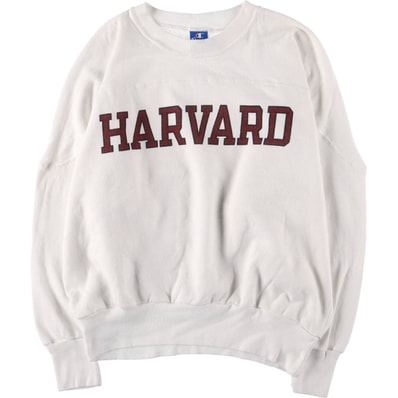 古着 90年代 チャンピオン Champion HARVARD UNIVERSITY ハーバード大学 ロゴスウェットシャツ トレーナー USA製 メンズL相当 ヴィンテージ/eaa524490