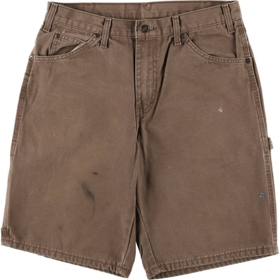 古着 ディッキーズ Dickies ダック地ペインターショーツ ハーフパンツ メンズw32相当/eaa557973