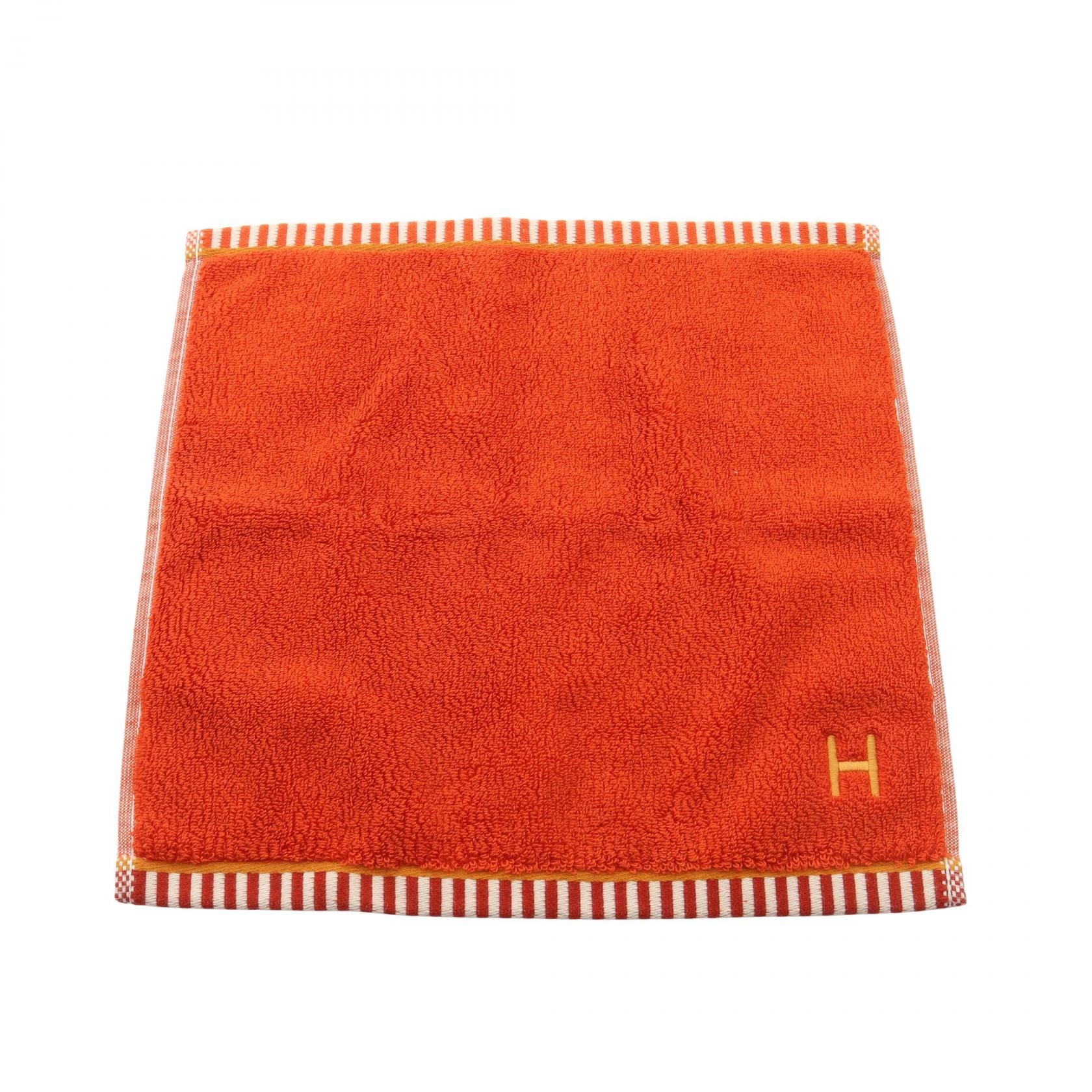 A (未使用に近い)】エルメス HERMES カレ タオル ヴィス ヴェルサ