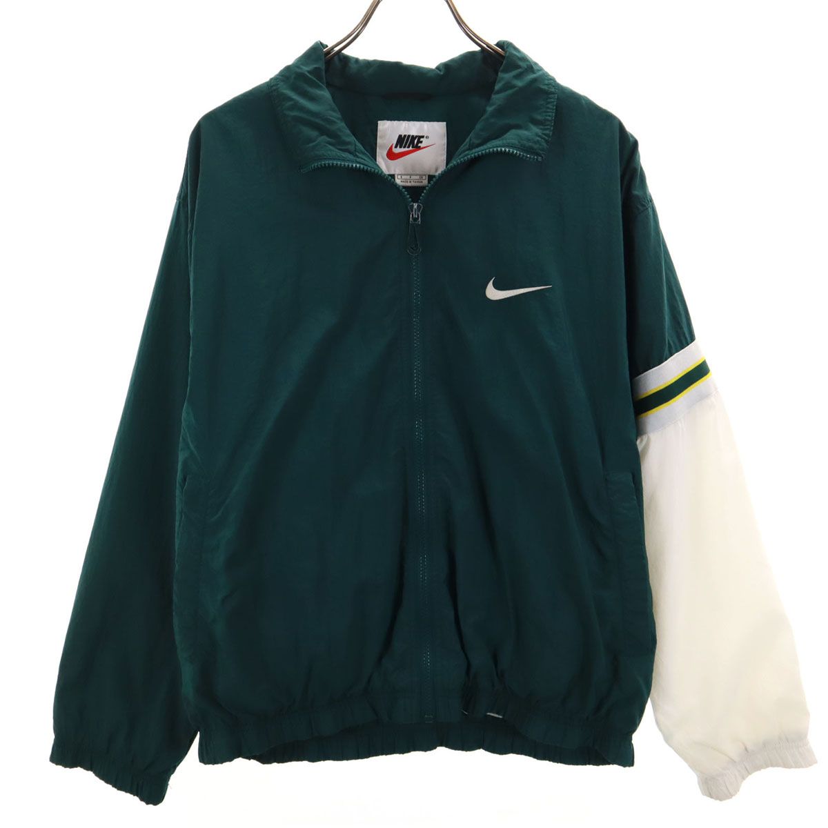 NIKE ナイキ 90s 00s 白タグ ブルゾン S 深緑 ジャケット