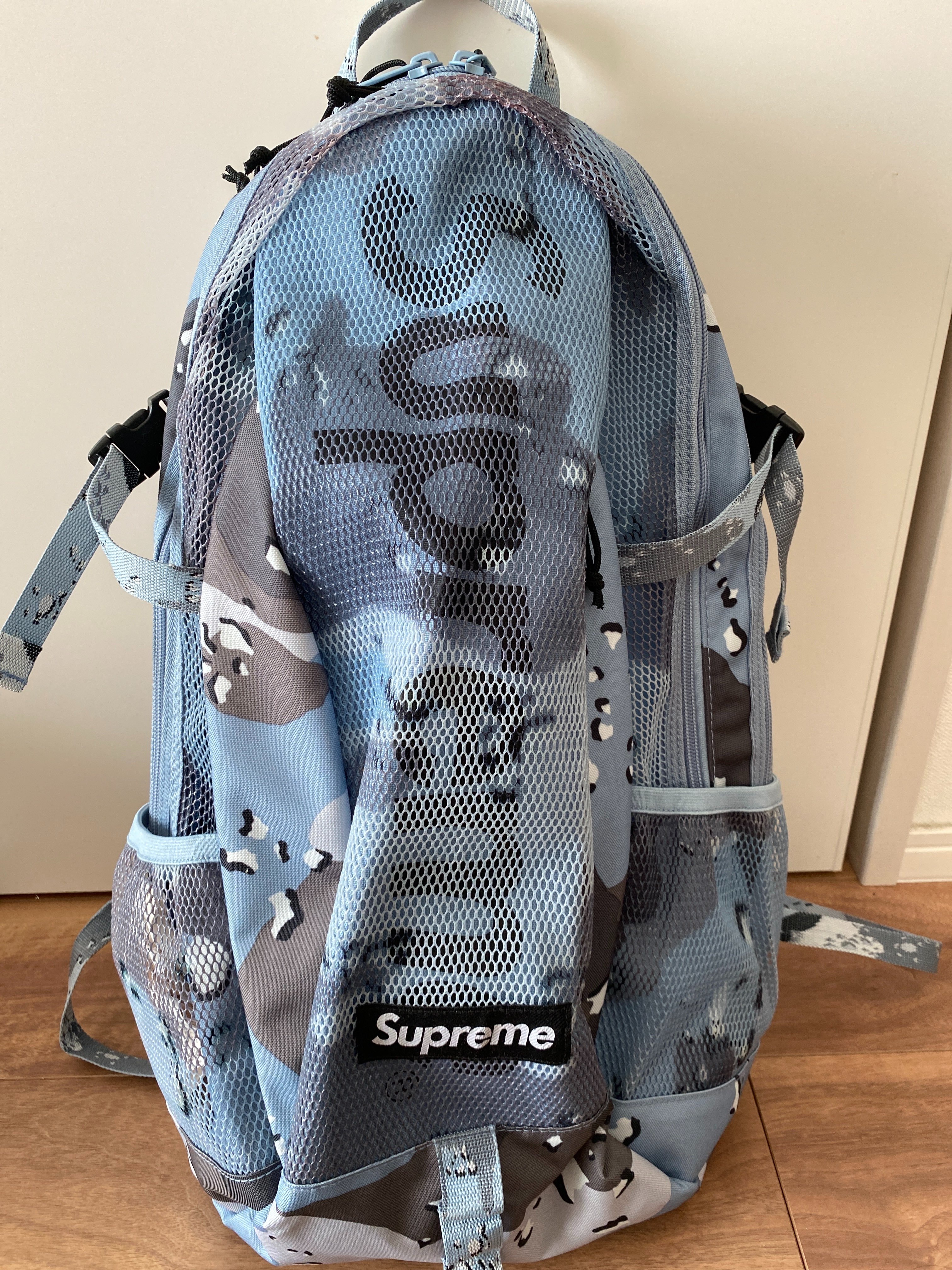 Supreme 20SS Backpack "Camo Blue"