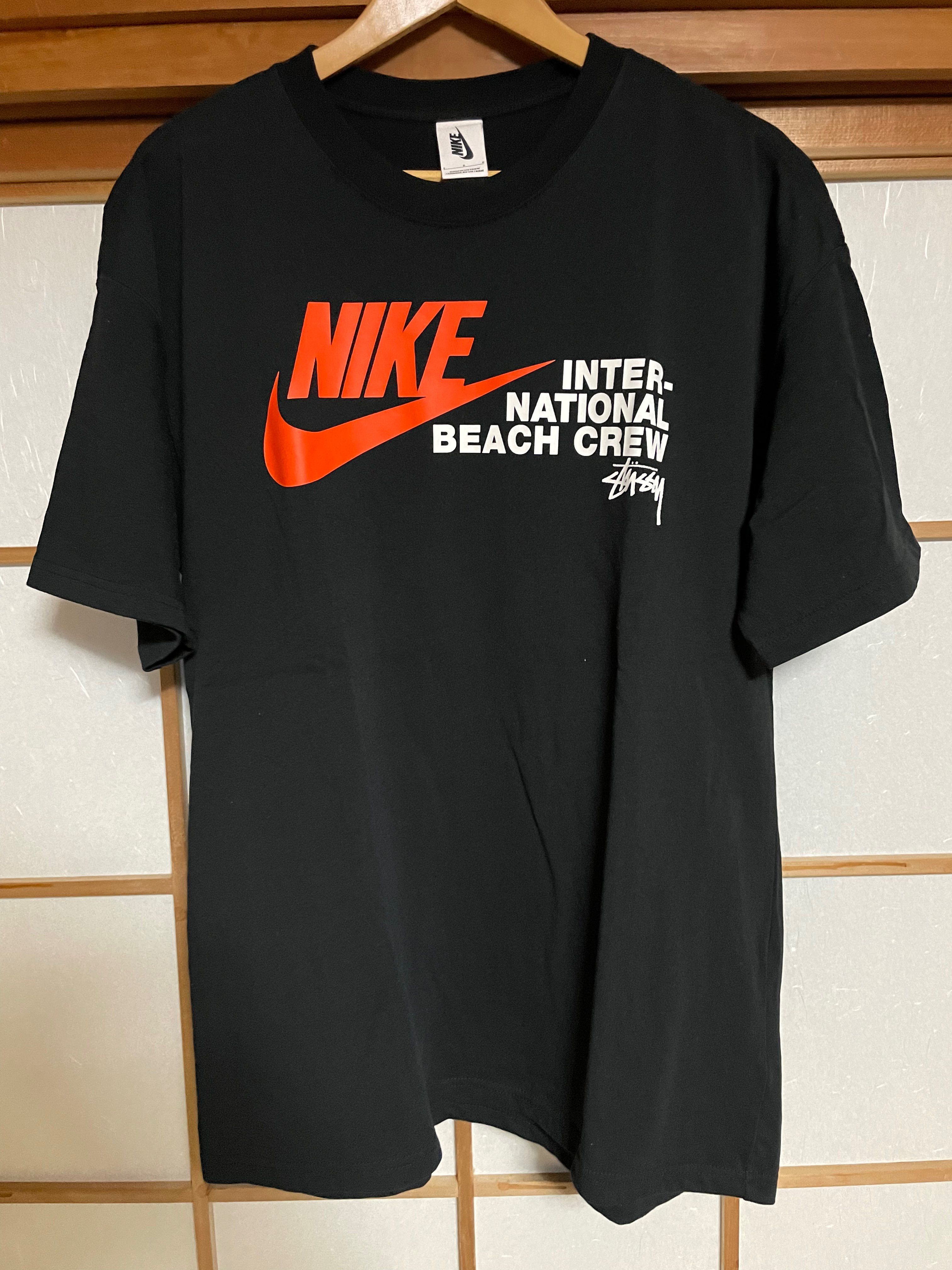 Nike x Stussy International Beach Crew T-Shirt "Black"