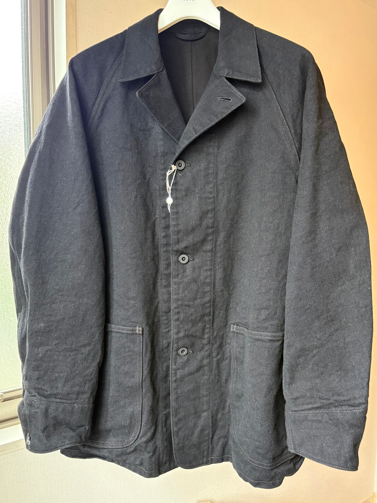 26AW COMOLI Black Denim Work Jacket ブラック デニム ワークジャケット E03-01003