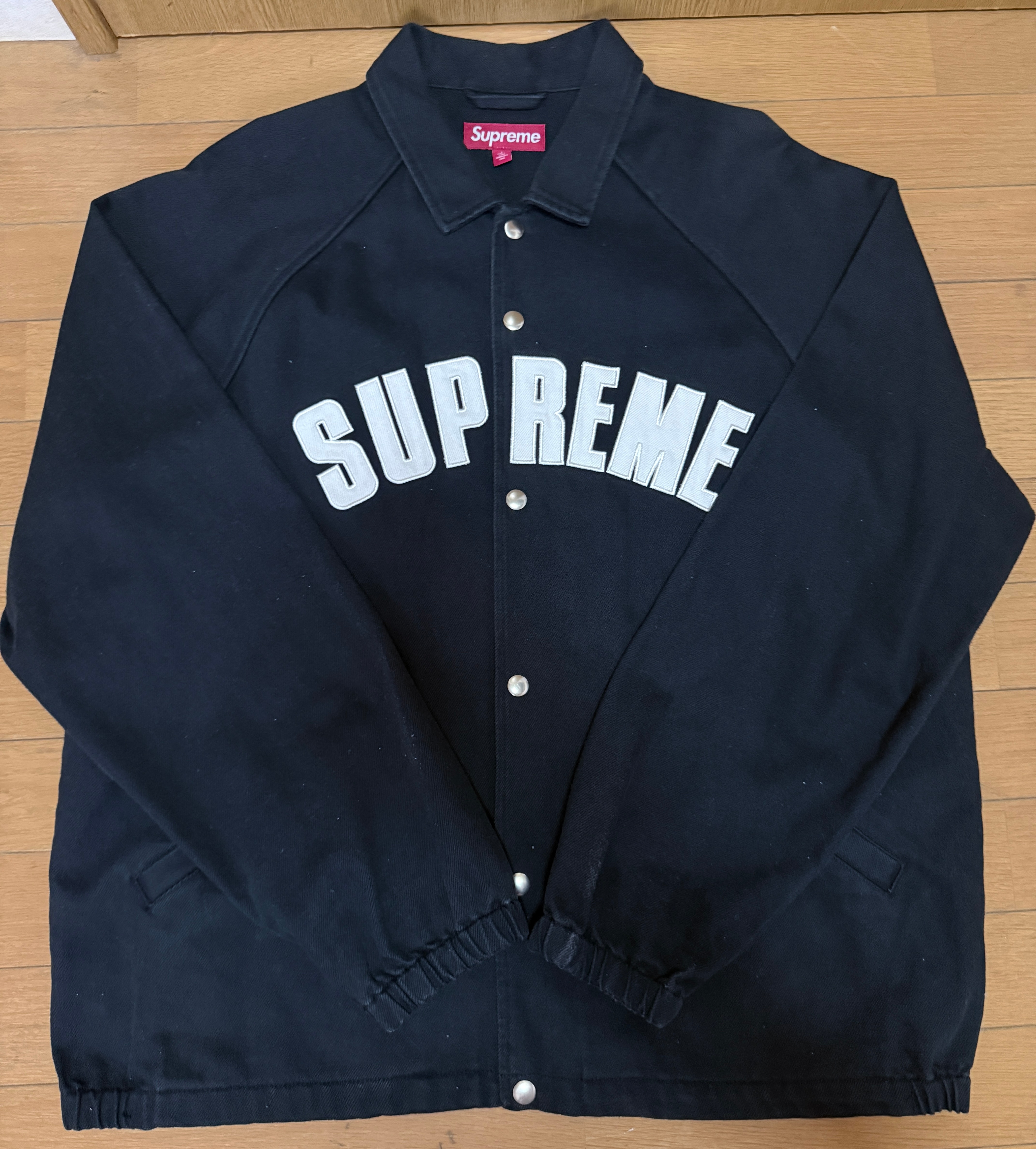 Supreme Arc Denim Coaches Jacket "Black"
