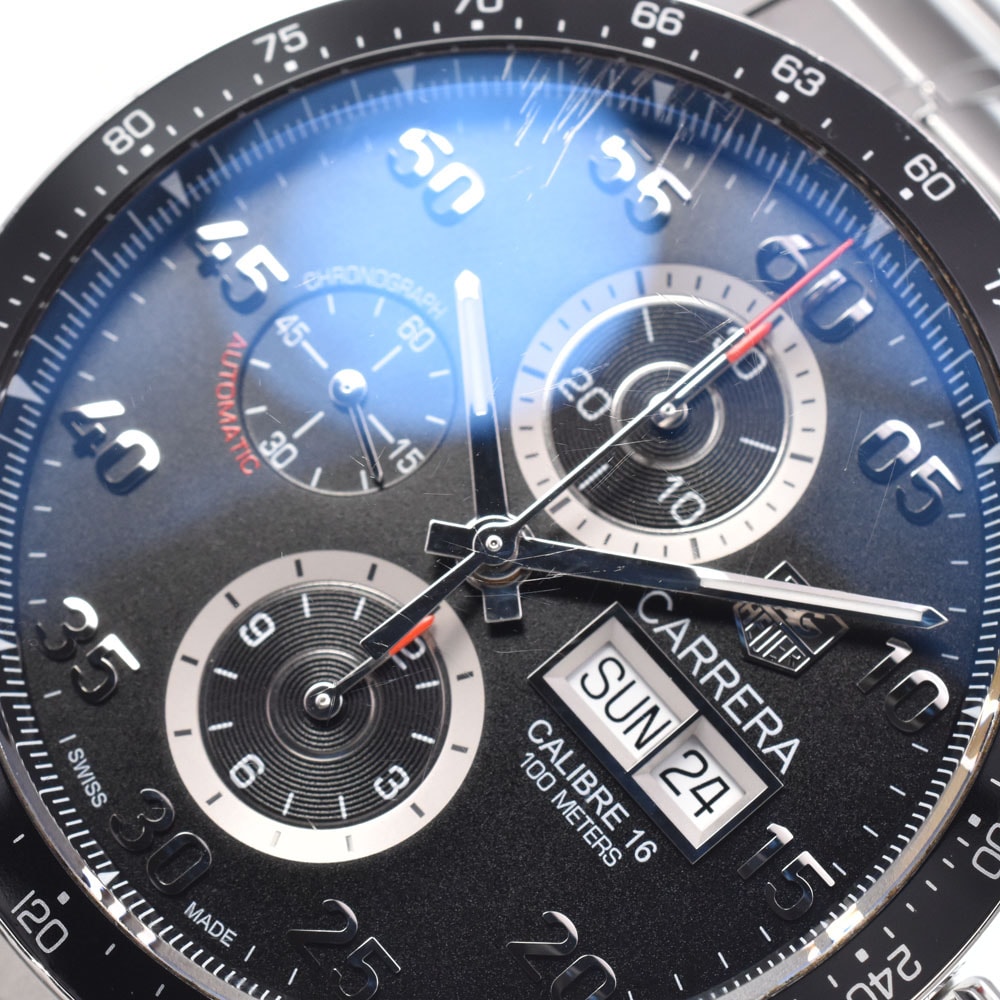 C (やや傷や汚れあり)】タグホイヤー TAG HEUER CV2A10 カレラ クロノ