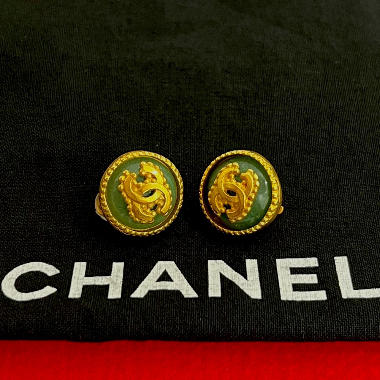 CHANEL シャネル グリポア ココマーク GP イヤリング ゴールド
 15472