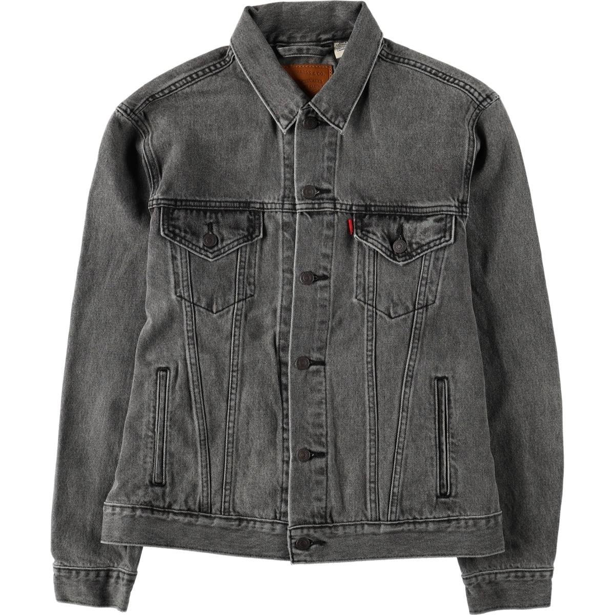 古着 リーバイス Levi's ブラック デニムジャケット Gジャン メンズM相当/eaa671000