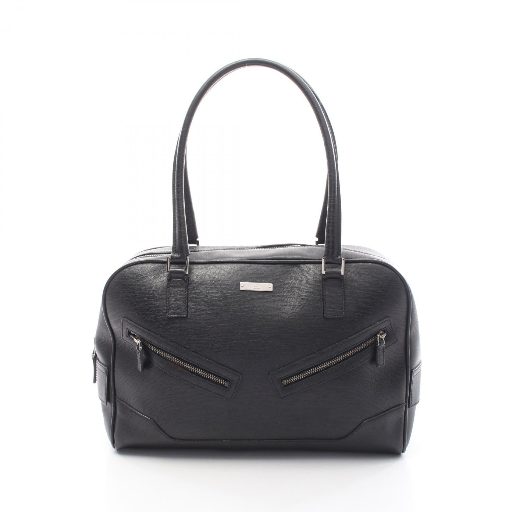 グッチ GUCCI ハンドバッグ バッグ レザー レディース ブラック系 002 1115 【中古】