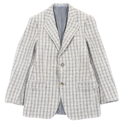 良品 イヴサンローランリヴゴーシュ
テーラードジャケット ブラウン グレー メンズ 46