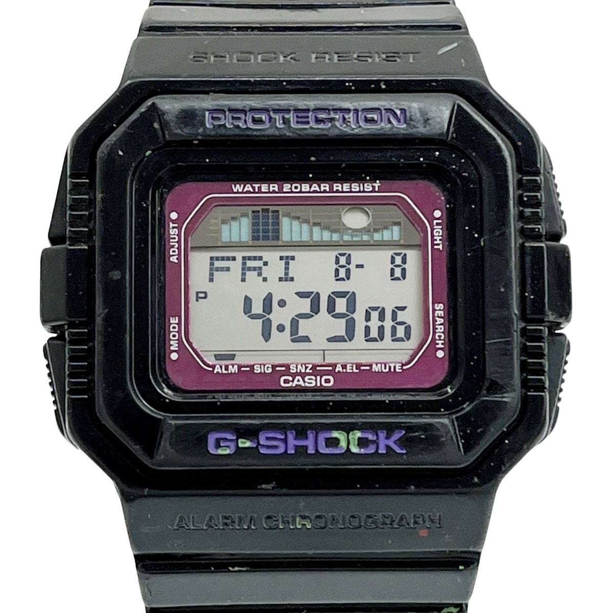 ◆◆CASIO カシオ 腕時計 デジタルウォッチ G-SHOCK ラバー ブラック GLX-5500