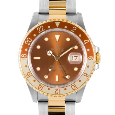 ROLEX ロレックス GMTマスター2 Tritium N番 16713 SS/YG【中古】