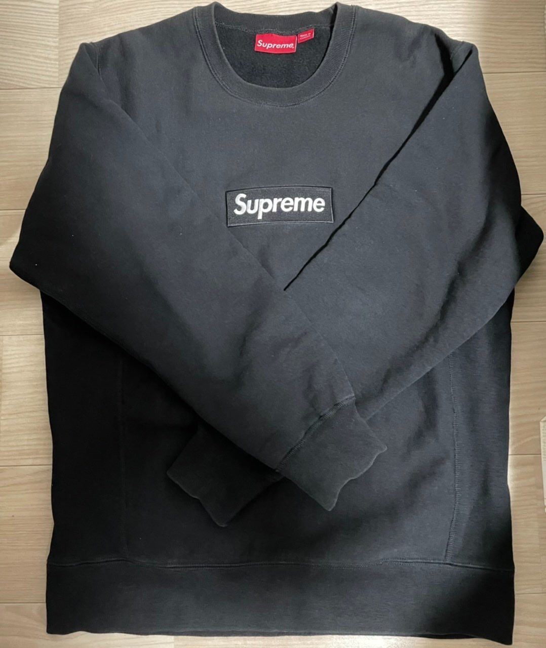 Supreme Box Logo Crewneck Sweatshirt "Black" (18FW)