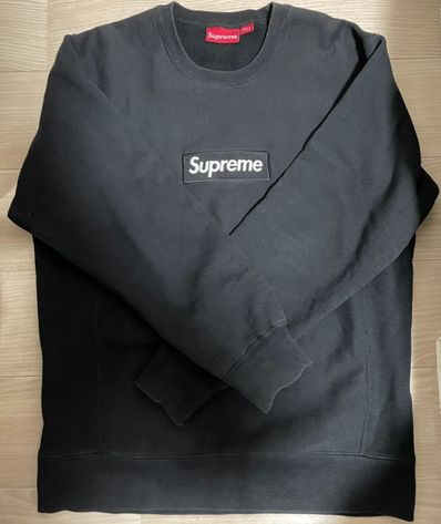 Supreme Box Logo Crewneck Sweatshirt "Black" (18FW)