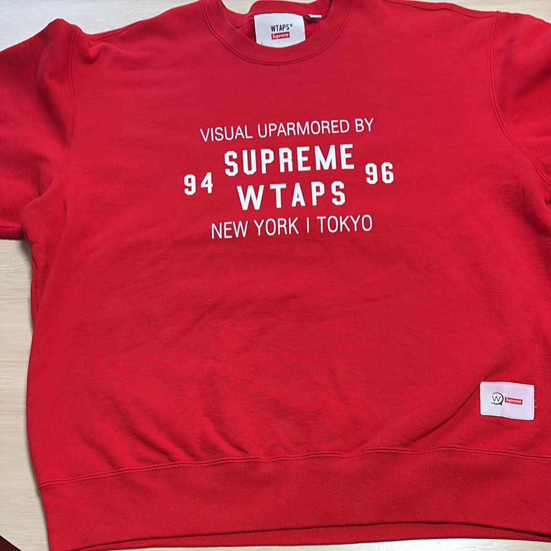 Supreme / WTAPS Crewneck "Red"