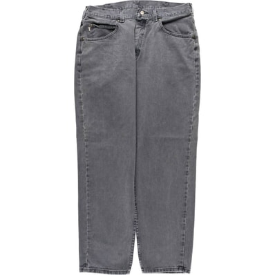 古着 エルエルビーン L.L.Bean ブラックデニム テーパードデニムパンツ メンズw36相当/eaa569679