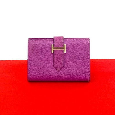 HERMES エルメス ベアン カードケース ヴォーエプソン カードケース パープル
32940