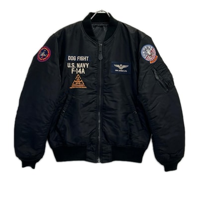 アヴィレックス 783-3952033 ブラック TOP GUN TOMCAT MA-1 ブルゾンジャケット XL