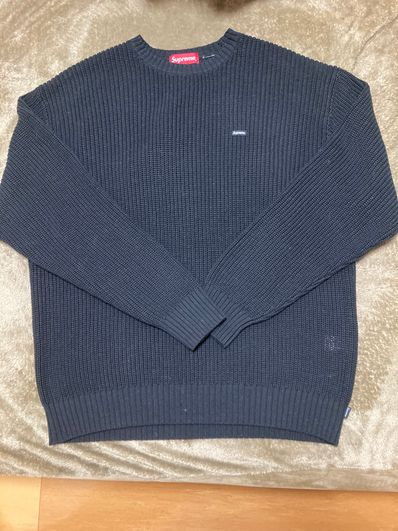 Supreme Melange Rib Knit Sweater "Black"