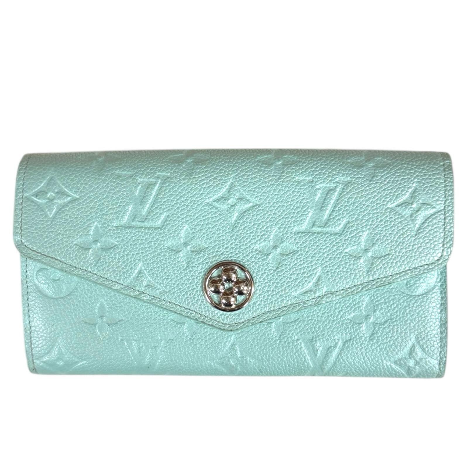 ルイヴィトン ポルトフォイユ サラ モノグラムアンプラント 長財布 モノグラムアンプラント M82174 レディース LOUIS VUITTON 中古