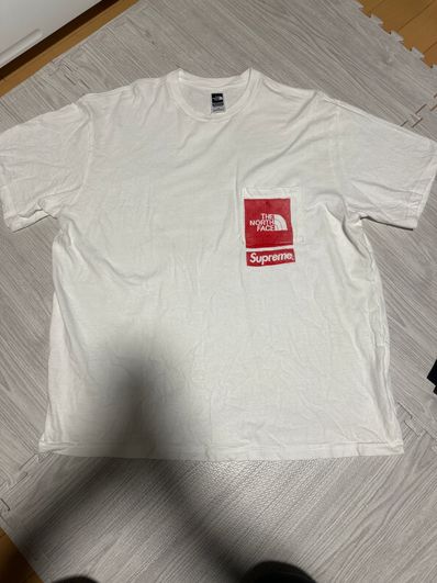 Supreme x The North Face Printed Pocket Tee "White"