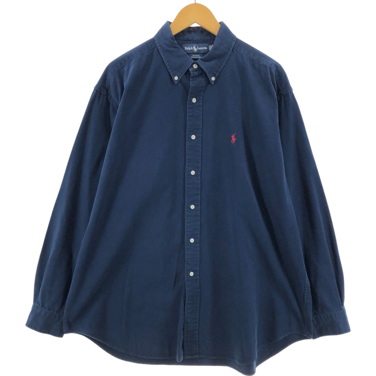 古着 ラルフローレン Ralph Lauren BLAKE 長袖 ボタンダウンシャツ メンズXL相当/eaa548020