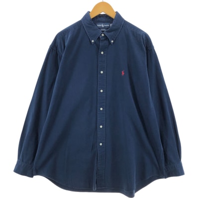 古着 ラルフローレン Ralph Lauren BLAKE 長袖 ボタンダウンシャツ メンズXL相当/eaa548020