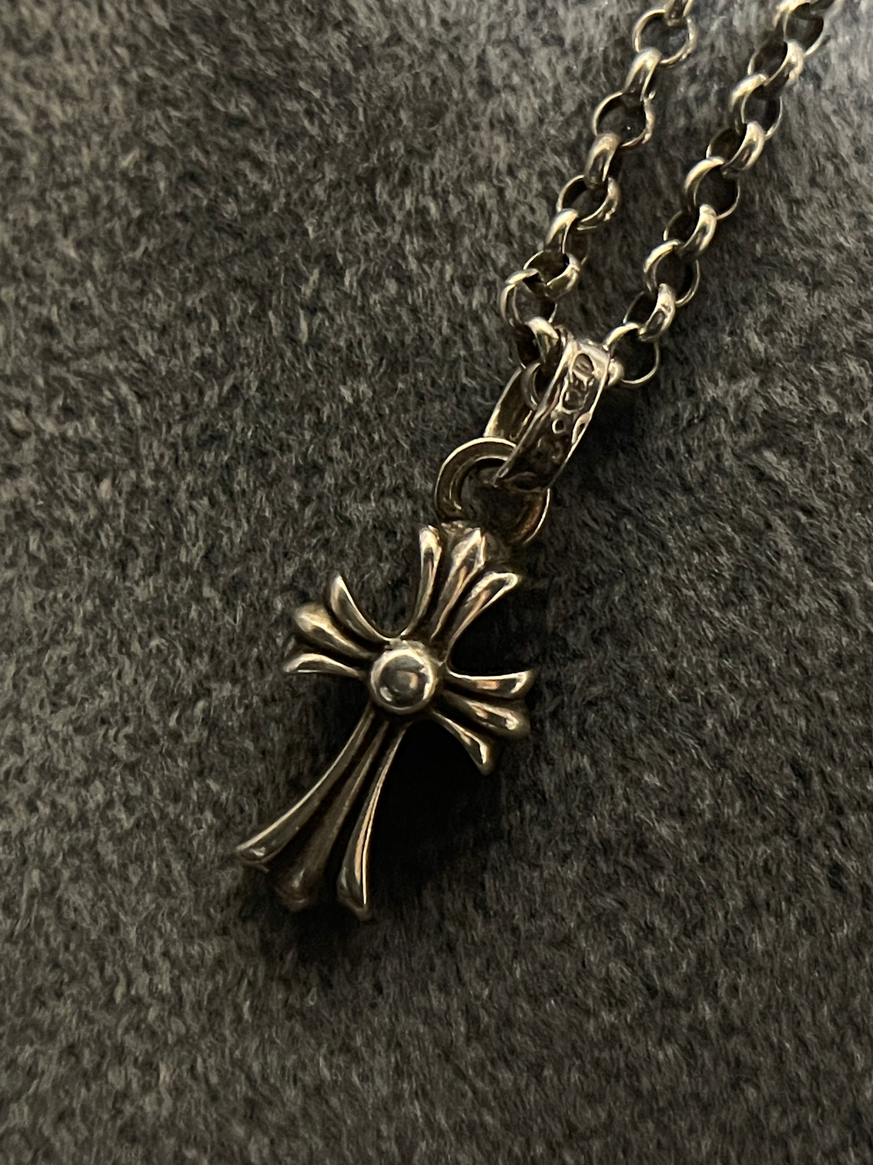 Chrome Hearts CH Cross Baby Fat Charm "Silver"