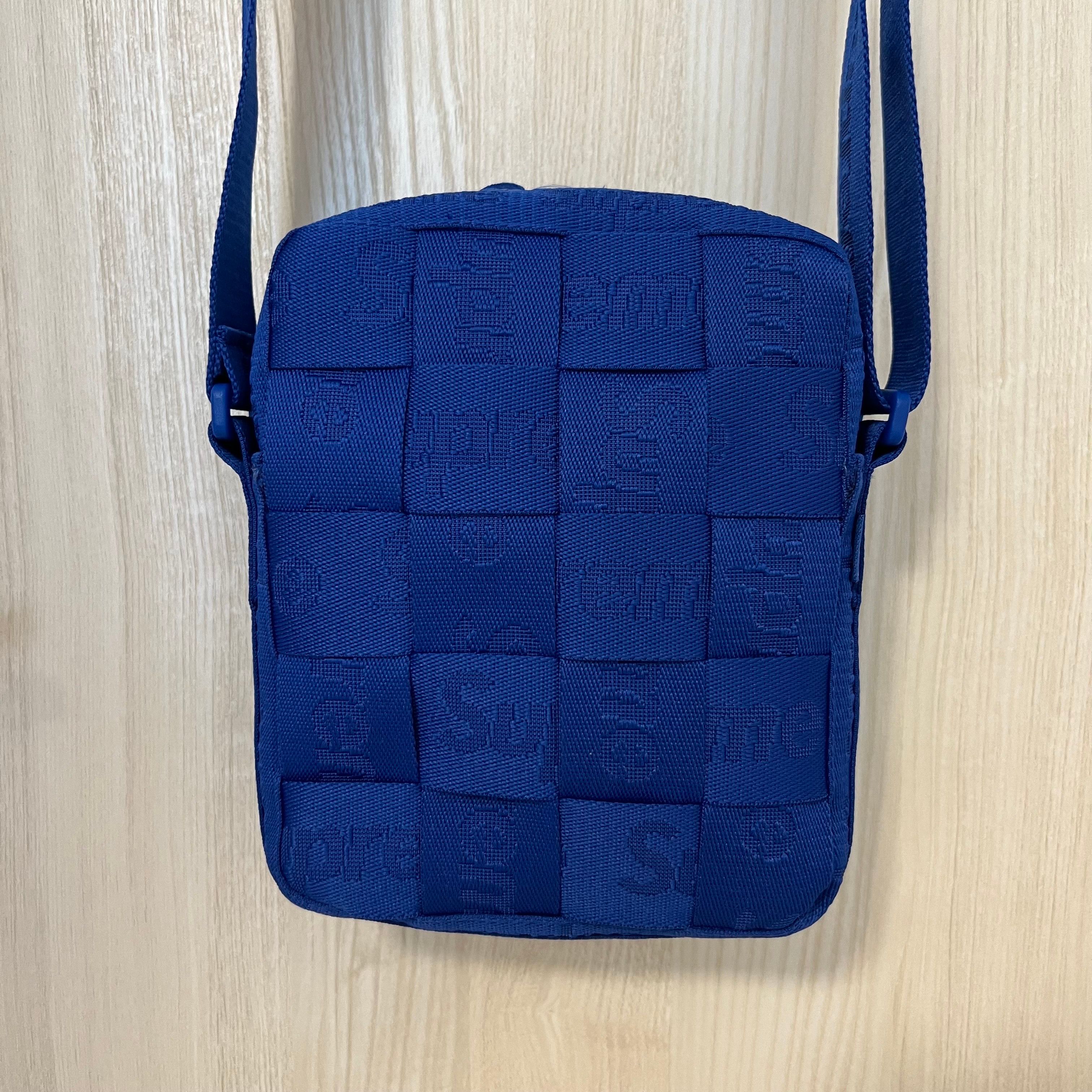 Supreme Woven Shoulder Bag "Royal" (24SS)