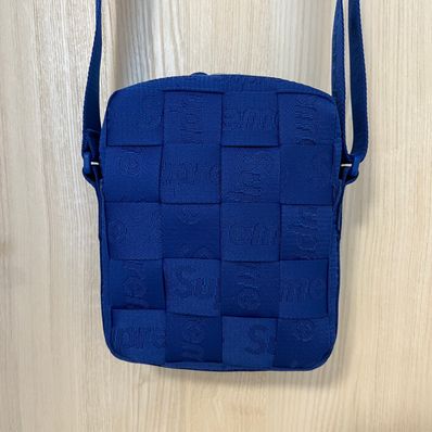 Supreme Woven Shoulder Bag "Royal" (24SS)