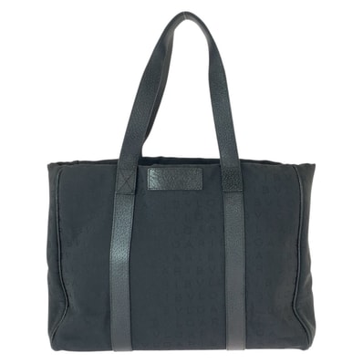 美品 BVLGARI ブルガリ ロゴマニア ブラック 黒 キャンバス レザー/ ハンドバッグ ショルダーバッグ 600734 【中古】