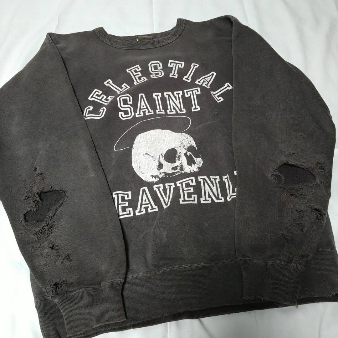 SAINT Mxxxxxx SKULL SWEAT "Black"