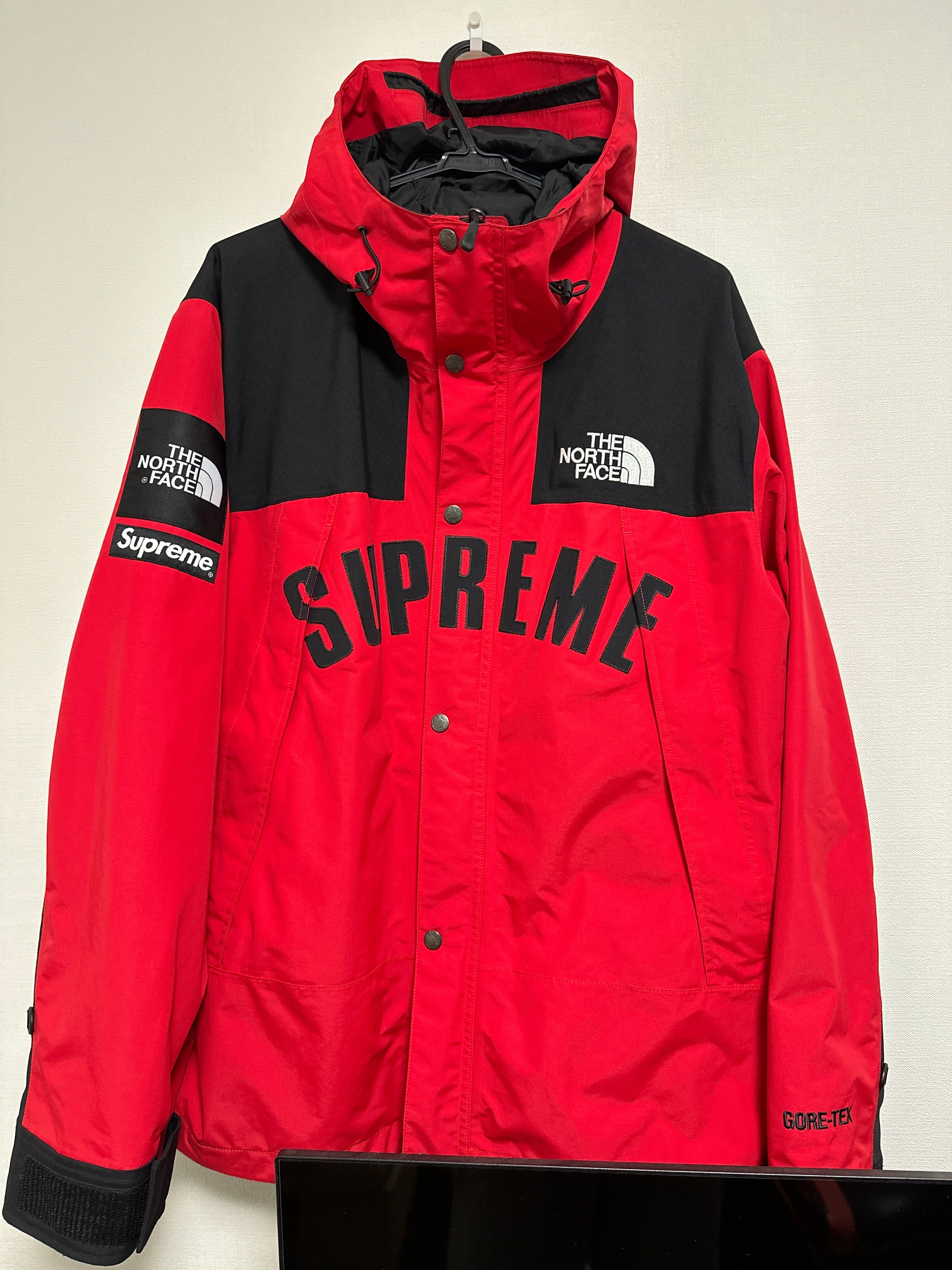 Supreme x The North Face Arc Logo Mountain Parka "Red"