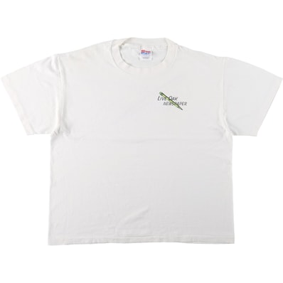 古着 90年代 ヘインズ Hanes HEAVYWEIGHT 50/50 プリントTシャツ メンズL相当 ヴィンテージ/eaa642608