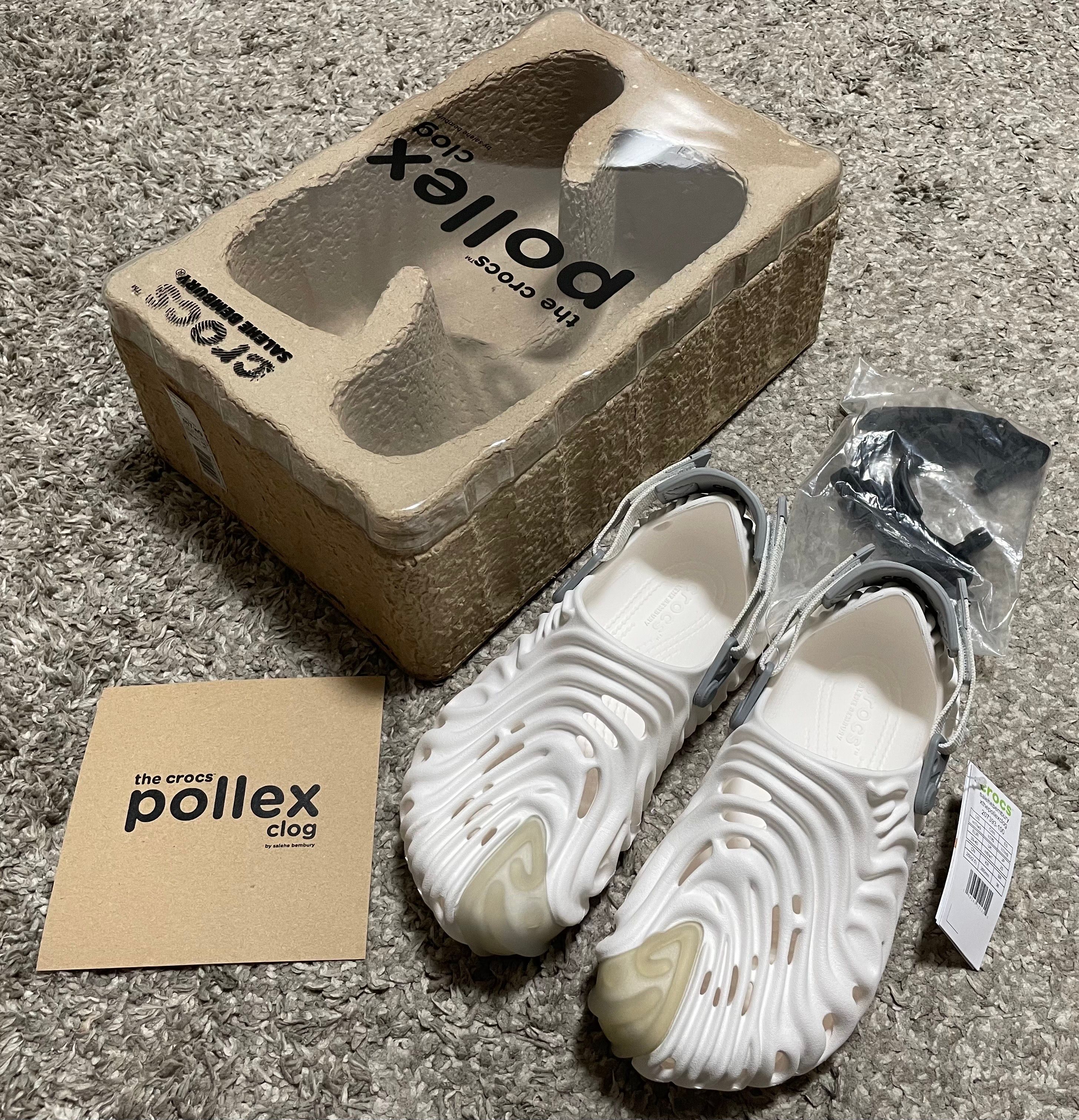 Salehe Bembury × Crocs Pollex Clog Spackle Almost White (Friends & Family)サレへベンバリー クロックス 207393-100