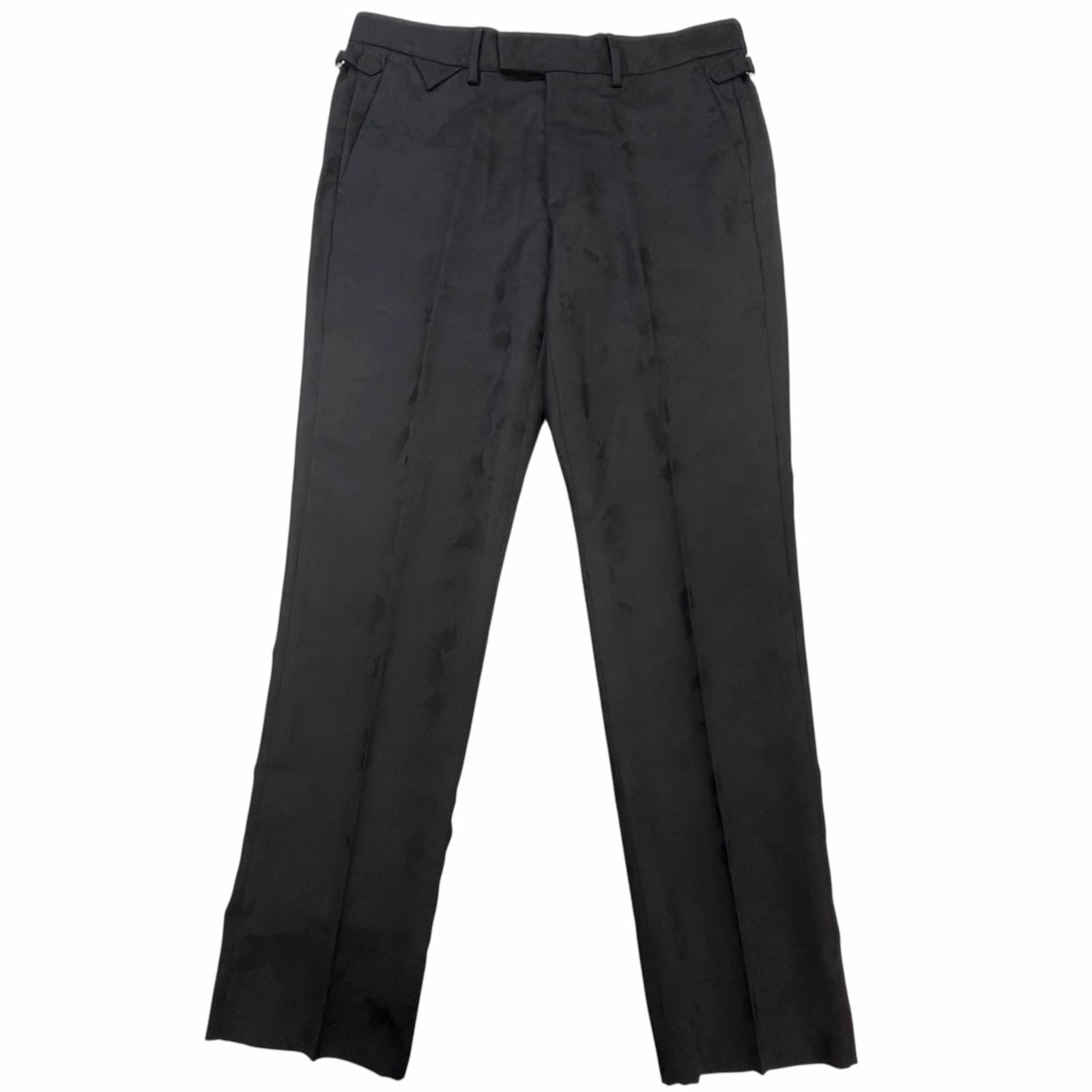 極美品 ルイヴィトン スラックス PONT NEUF FIT ブラック メンズ IT 40