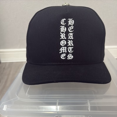 Chrome Hearts Baseball Cap CH Logo "Black/White"