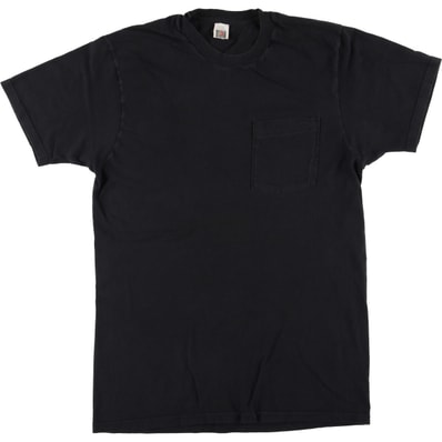 古着 フルーツオブザルーム FRUIT OF THE LOOM 無地ポケットTシャツ メンズL相当/eaa561140